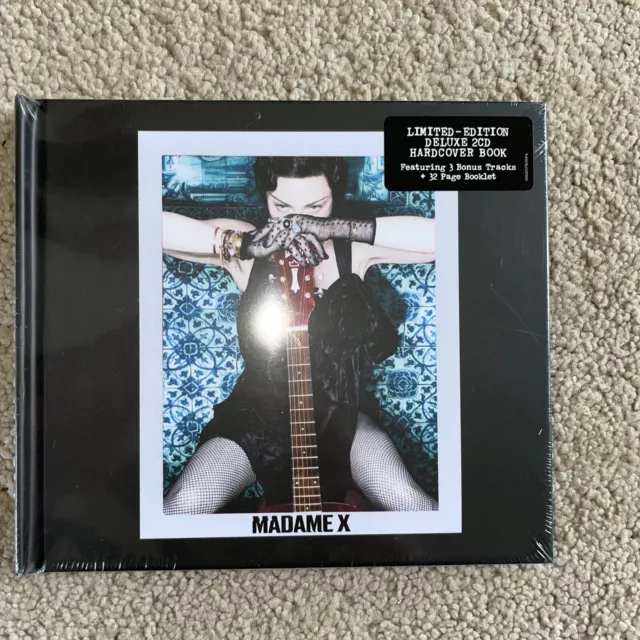 Madonna Madame X LIMITED-EDITION DELUXE 2CD Rare Hardcover Book Bonus Tracks NEW