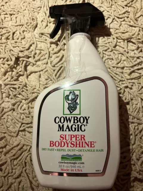 Super Bodyshine Horse Hair Detangler Cowboy Magic 32oz