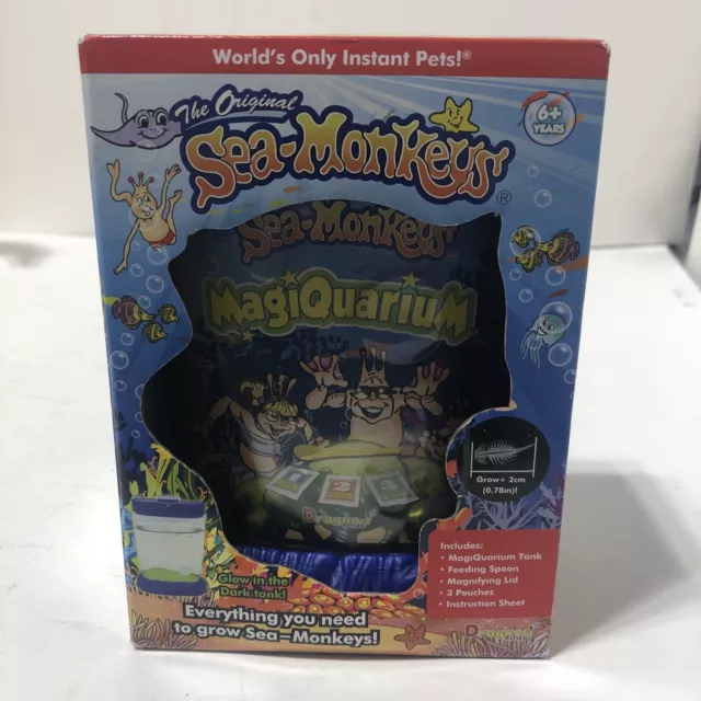 GLOWING Amazing Live Sea Monkeys Magiquarium Grow Monkey Tank Habitat Toys . New