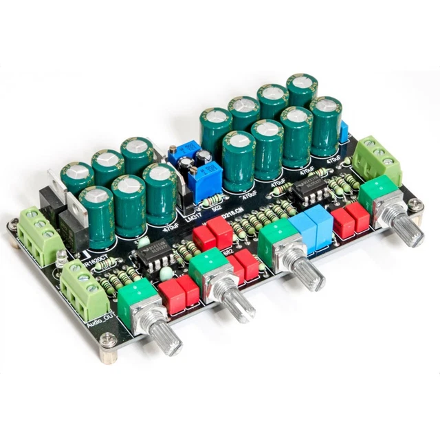 Carte De Préampli Tonalité NE5532 WM-065 - Réglage Aigus/médiums/basses, Pour Kit Audio DIY