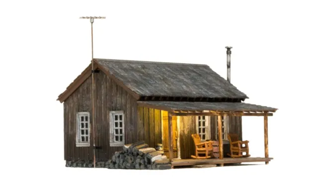 Woodland Scenics BR5869 Rustic Cabin Built & Ready O Scale