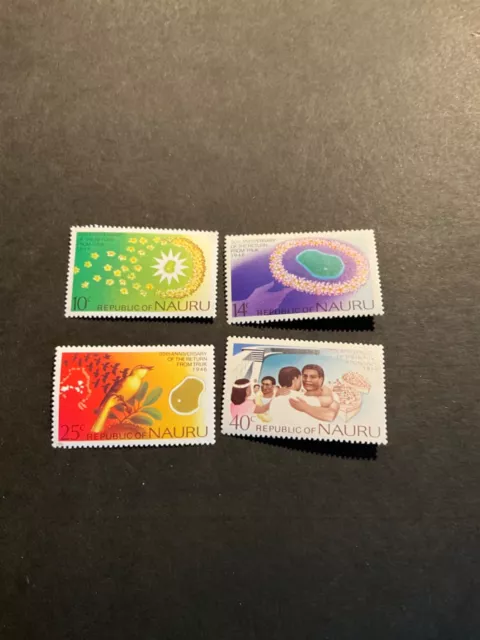 Stamps Nauru Scott #134-7 never hinged