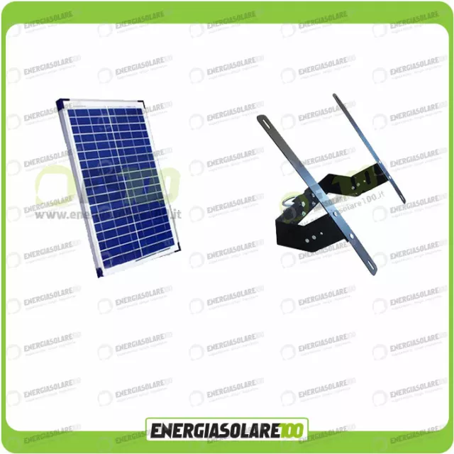 Kit de support poteau panneau solaire 20W 12V