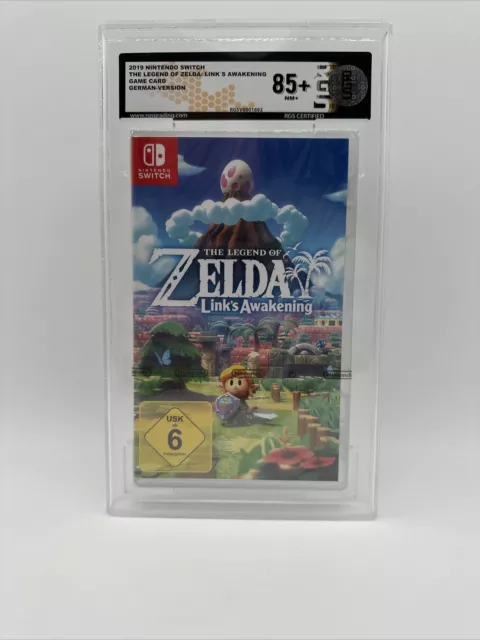 The Legend Of Zelda: Links Awakening Nintendo Switch grado RGS 85+ (NM+)