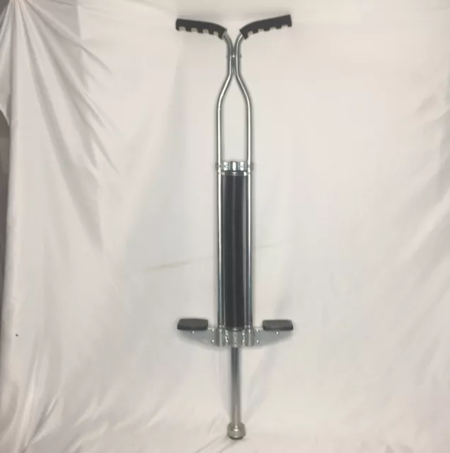SBI Enterprises Pogo Stick USA Ellenville NY Black and Chrome Heavy Duty Vintage