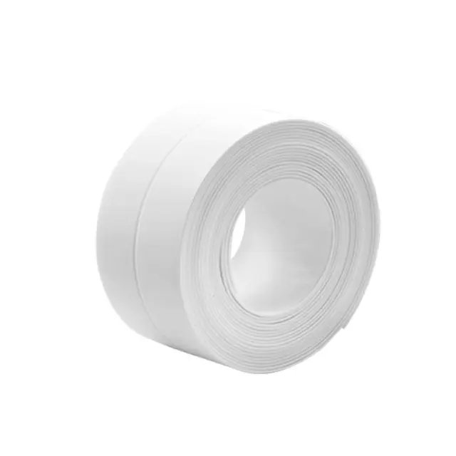 fr 3.2m Sink Waterproof Sticker Anti-mold Bath Gap Self-adhesive Tape (White)