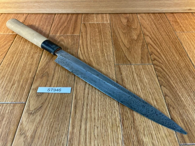 Japanisch Küchenchefs Küche Messer Yanagiba Vintage Sushi Aus Japan 208/353mm