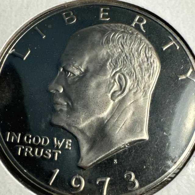 1973-S Eisenhower Dollar; Proof; 40% Silver