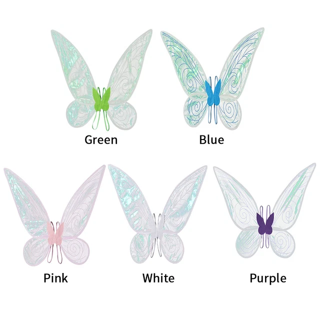 Party Favors Elastic Strap Sparkling Dress Up For Girls Fairy Wings Lightweight