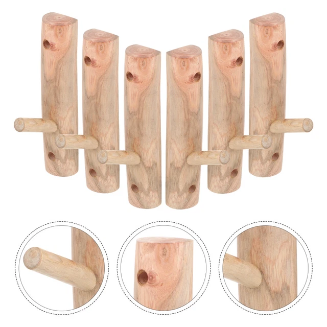 6 Pcs Vintage Wall Hooks Hat Rack Heavy Duty Hanger hat hanger Hooks