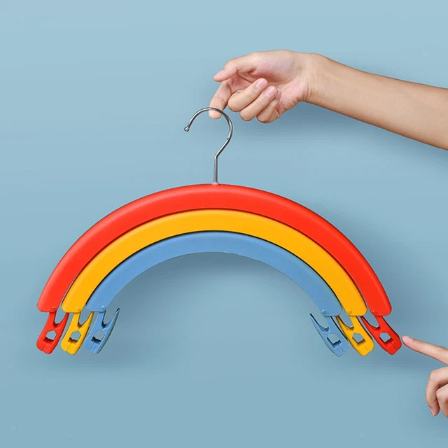 Jupe Cintres avec Clips Pantalon Pince à Linge pour Cravate Bébé Vêtements