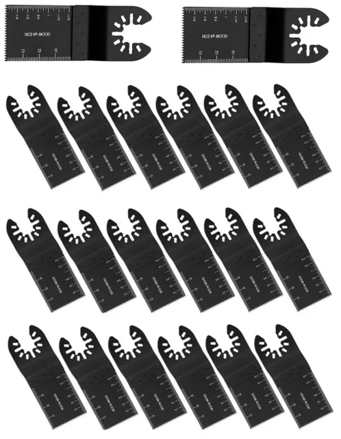 20PCS Oscillating Saw Blades Set Carbide  Multi Tool Blade Wood Metal Cutter 3