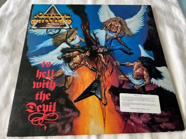 Stryper To Hell With The Devil LP 1986 Enigma Special Limited Edition Vinyl RARE
