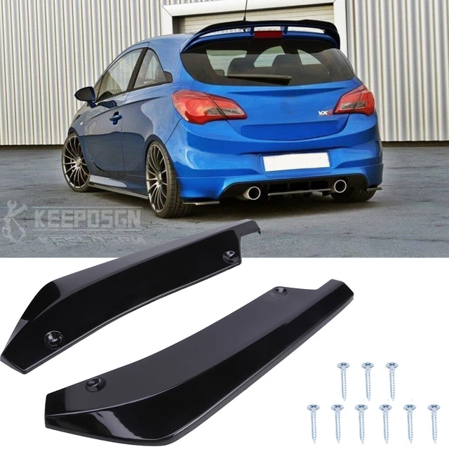 FOR VAUXHALL CORSA VXR Rear Spats Splitter Diffuser Bumper Spoiler Wrap