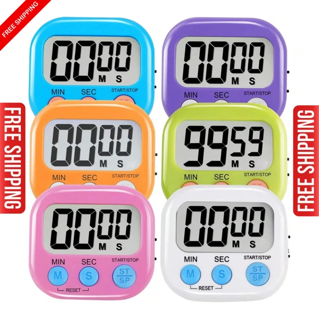 LCD DIGITAL KITCHEN Timer Countdown Clock Loud Alarm Magnetic Stopwatch ...