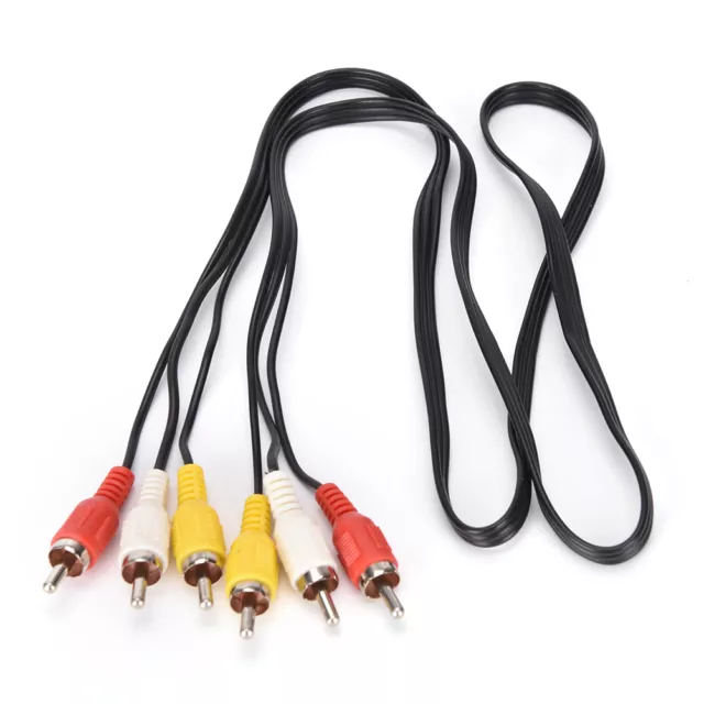 Spina per cavo AV audio video composito da 3 RCA maschio a 3 RCA maschio  CR