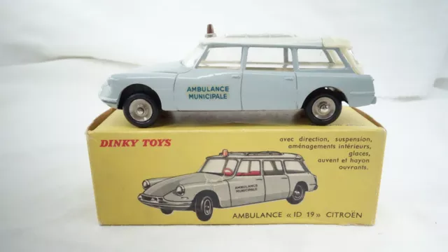 Dinky Toys France Citroen Ambulance Id 19 + Boite