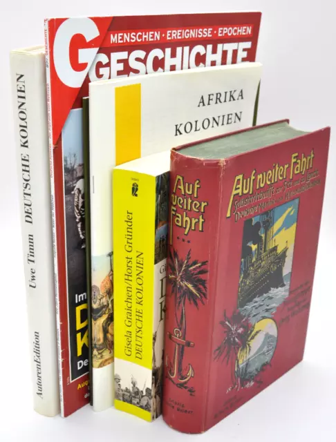 Deutsche Kolonien 3 Bücher & 3 Zeitschriften Kolonialbibliothek etc. 1904 - 2016