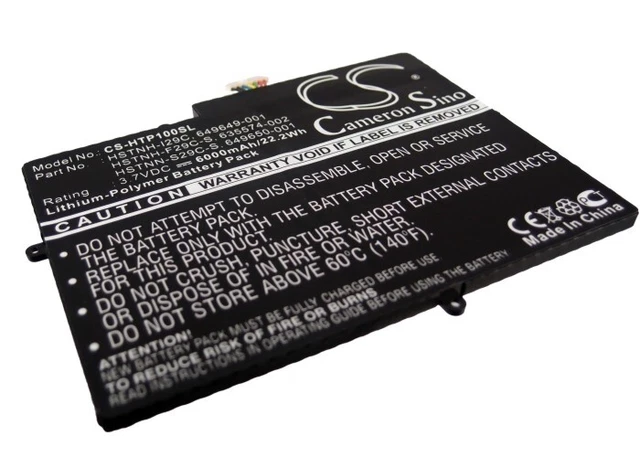 Battery  TouchPad 10 HP  635574-001, 635574-002, 649649-001, 649650-001, HSTNH-F