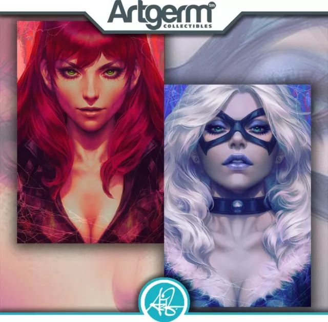 AMAZING SPIDERMAN 1 ARTGERM MARY JANE BLACK CAT PUREART VARIANT SET NM vol 6