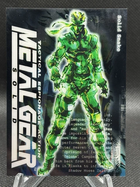 L GEAR SOLID TRADING CARD GRIZZLY 30