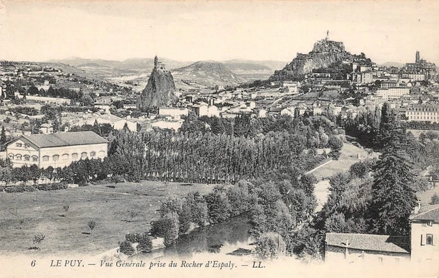 LE PUY - vue générale prise du Rocher d'Espaly