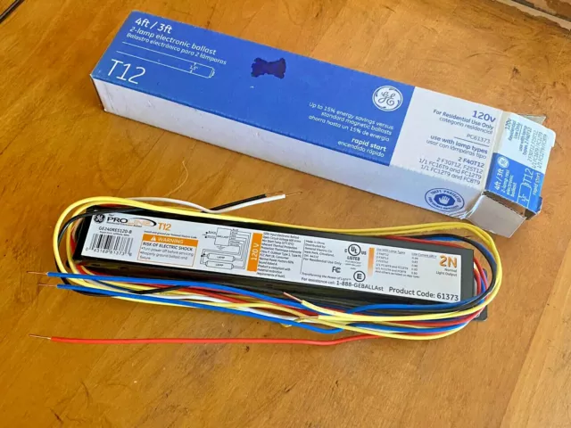 Residential Electronic Fluorescent Ballast Rapid GE240RES120-B 120V ProLine T12