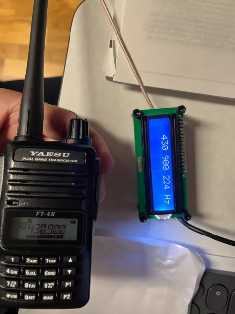 Frequenzzähler Amateurfunk bis 3,4 Ghz 1 Hz, Vorverstärker und USB -  9V Wandler