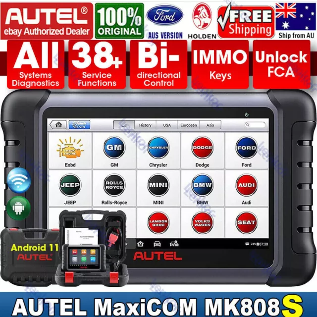 2024 Autel MaxiCOM MK808S PRO Full System Diagnostic Scanner Tool Bidirectional