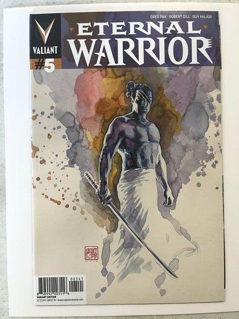NM Eternal Warrior #5 1:50 David Mack Variant Cover - Valiant - Very Scarce!