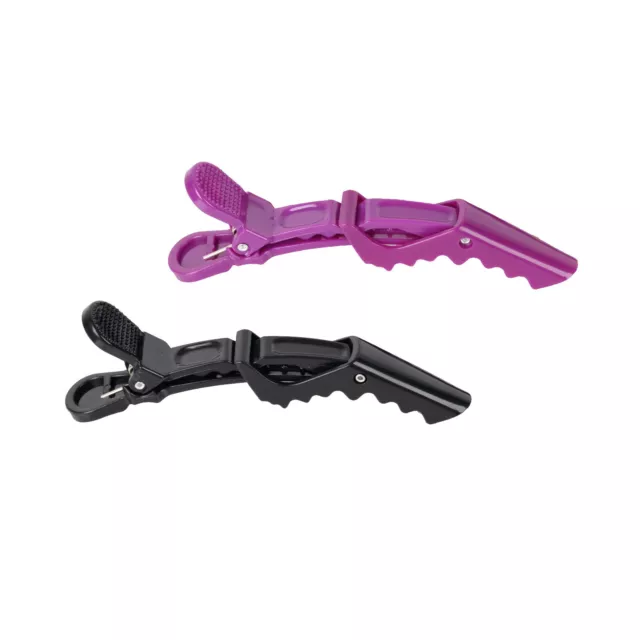 Hair Clips Alligator Crocodile Women Sectioning Non-slip Styling Black Purple