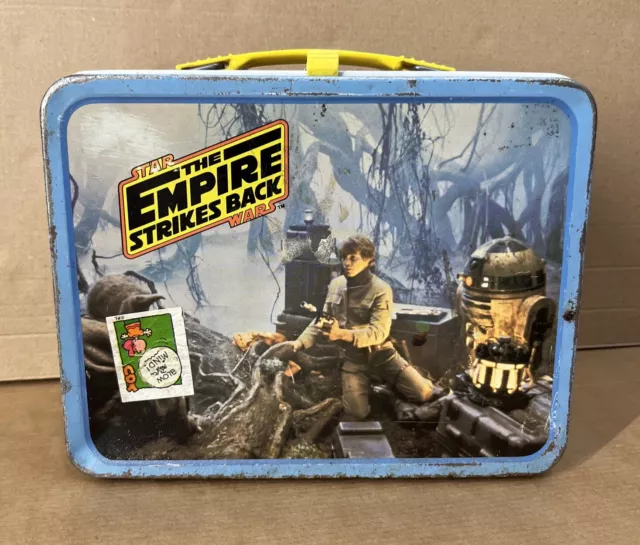 Vintage 1980 STAR WARS ESB Empire Strikes Back Metal Lunchbox No Thermos