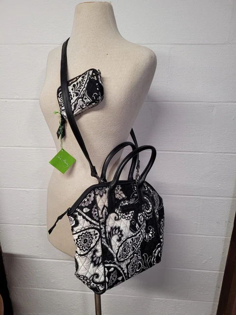 Vera Bradley black & white purse and Tech case / sn3369 R2