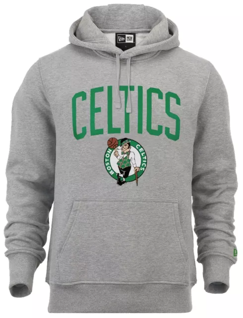 New Era - NBA Boston Celtics Team Logo Hoodie - Grau