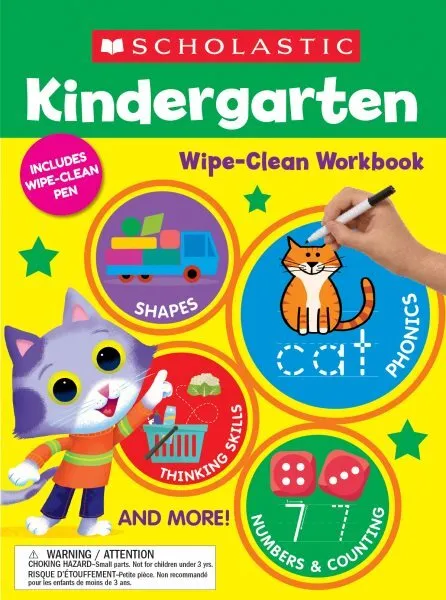 Kindergarten Wipe-Clean Workbook by Scholastic Teaching Resources, Scholastic...