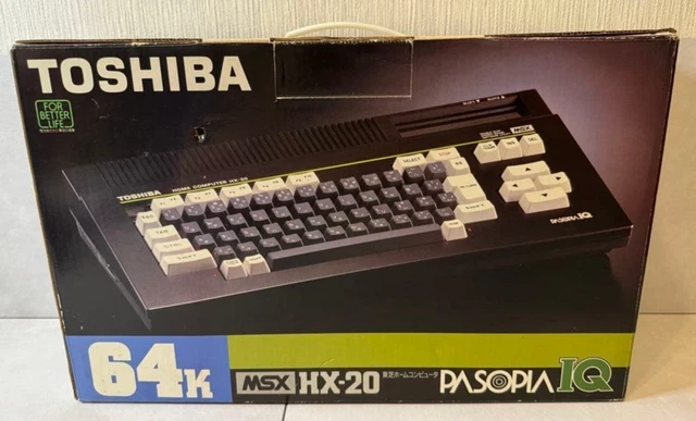 Toshiba HX-10 MSX (Hx-10DP) – Ordinateur Vintage Avec Boîte – Fonctionnel