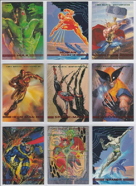 1993 Marvel Masterpieces Singles Complete Your Set Pick Your Card