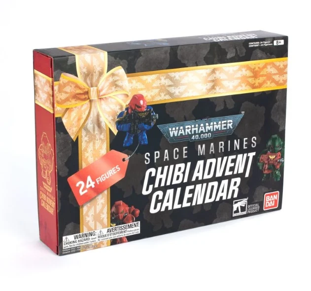 WARHAMMER 40K CHIBI 24 Space Marine Bandai Advent Calendar Primaris