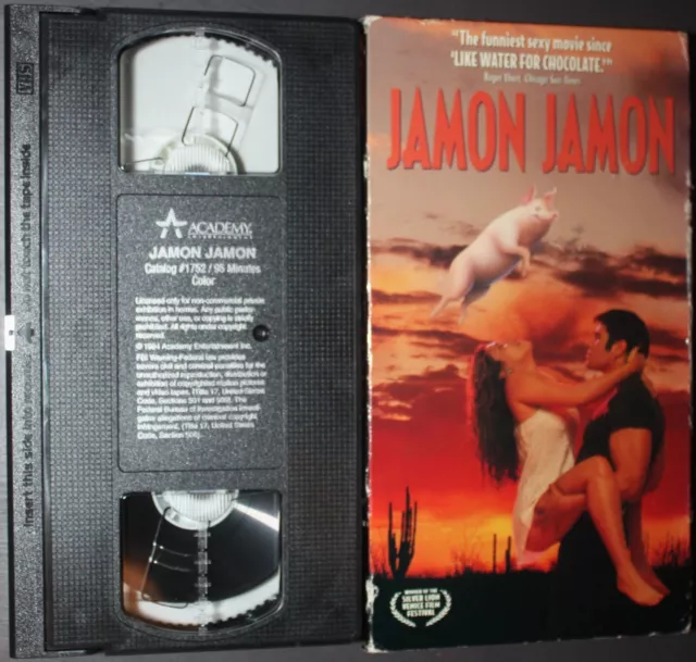 JAMON JAMON (vhs) Anna Galiena, Penelope Cruz, Juan Diego VG Rare. Spanish w/Sub