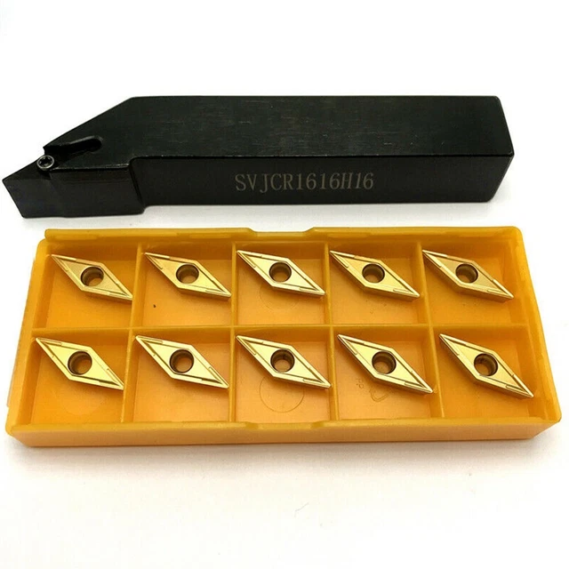 Utensile Del Tornio Inserti Carburo Destra SVJCR1616H16 Attrezzo Supporto
