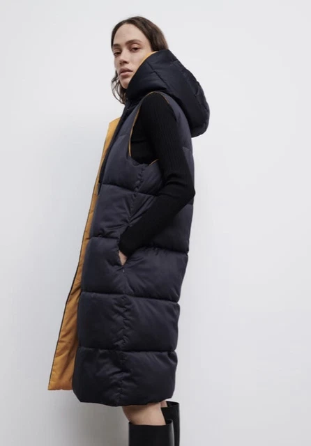 ZARA REVERSIBLE GILET Size L PicClick UK