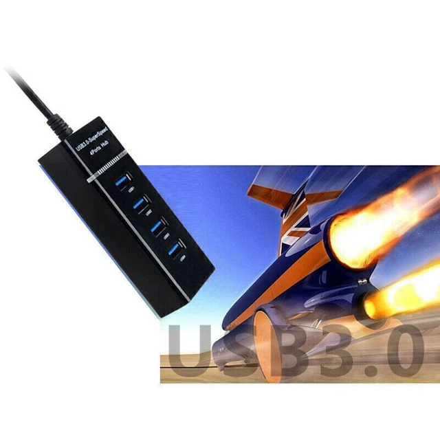 Usb3.0 4-Port Otg Hub Adapter For Macbook Air Pro Computer Pc Laptop Accessories