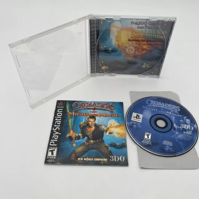 Crusaders of Might and Magic (Sony PlayStation 1, 2000) PS1 Complete CIB