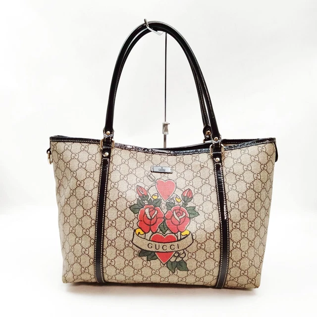 バッグ GUCCI Tote Bag Gucci Totissima large reversible tote bag in black leather