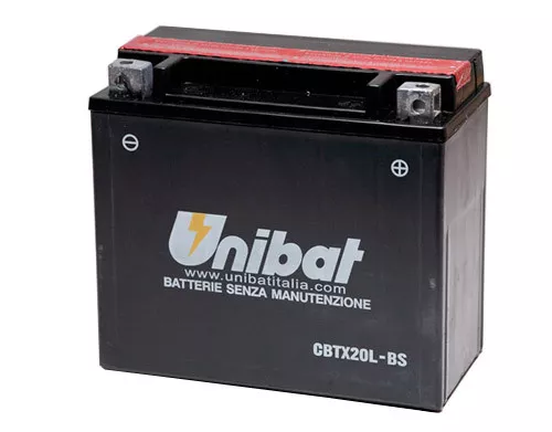 Batterie Moto UNIBAT CBTX20L-BS 18 Ah 270 Cca 175 87 155mm Harley Davidson Buell