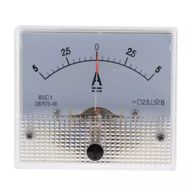 DC Analog Amp Meter Current Panel Ammeter 85C1 2.5 Accuracy High-quality