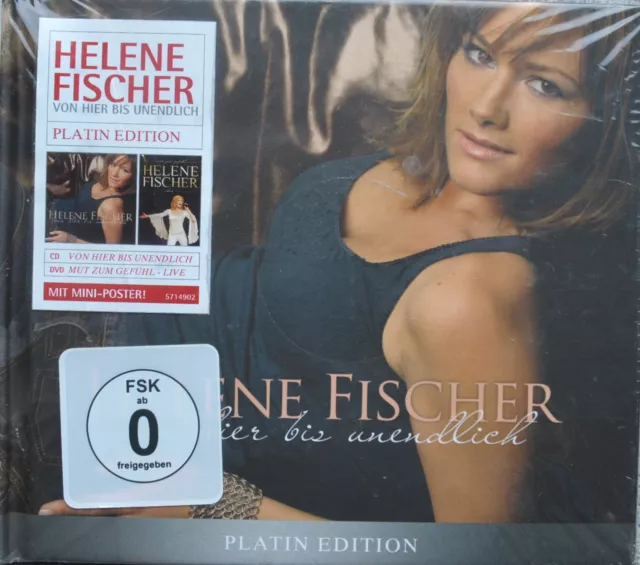 CD+DVD HELENE FISCHER – "Von hier bis unendlich"  PLATIN EDITION  NEU OVP