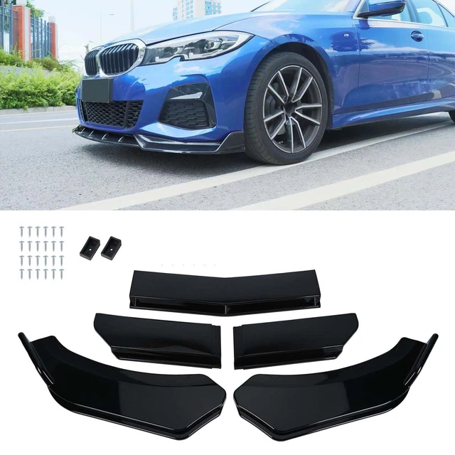 Car Front Bumper Splitter Lip Diffuser Spoiler Bumper For BMW 4 Series G22 G23 M440i M440d 430d 430i 2020 Deflector Cover