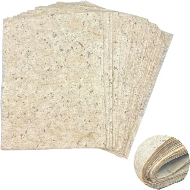 Natural Texture Roll of Wormwood Paper Special Cotton Paper  DIY Crafts