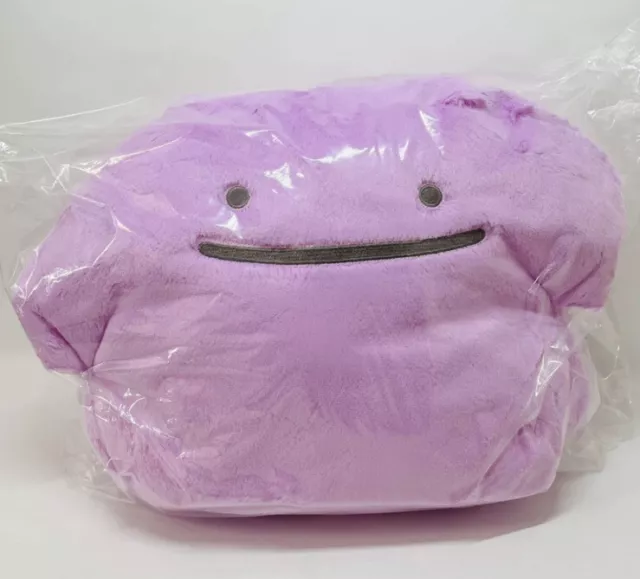 Pokemon Center Original Ditto Plush Doll Fluffy Hug Stuffed New 37cm Japan